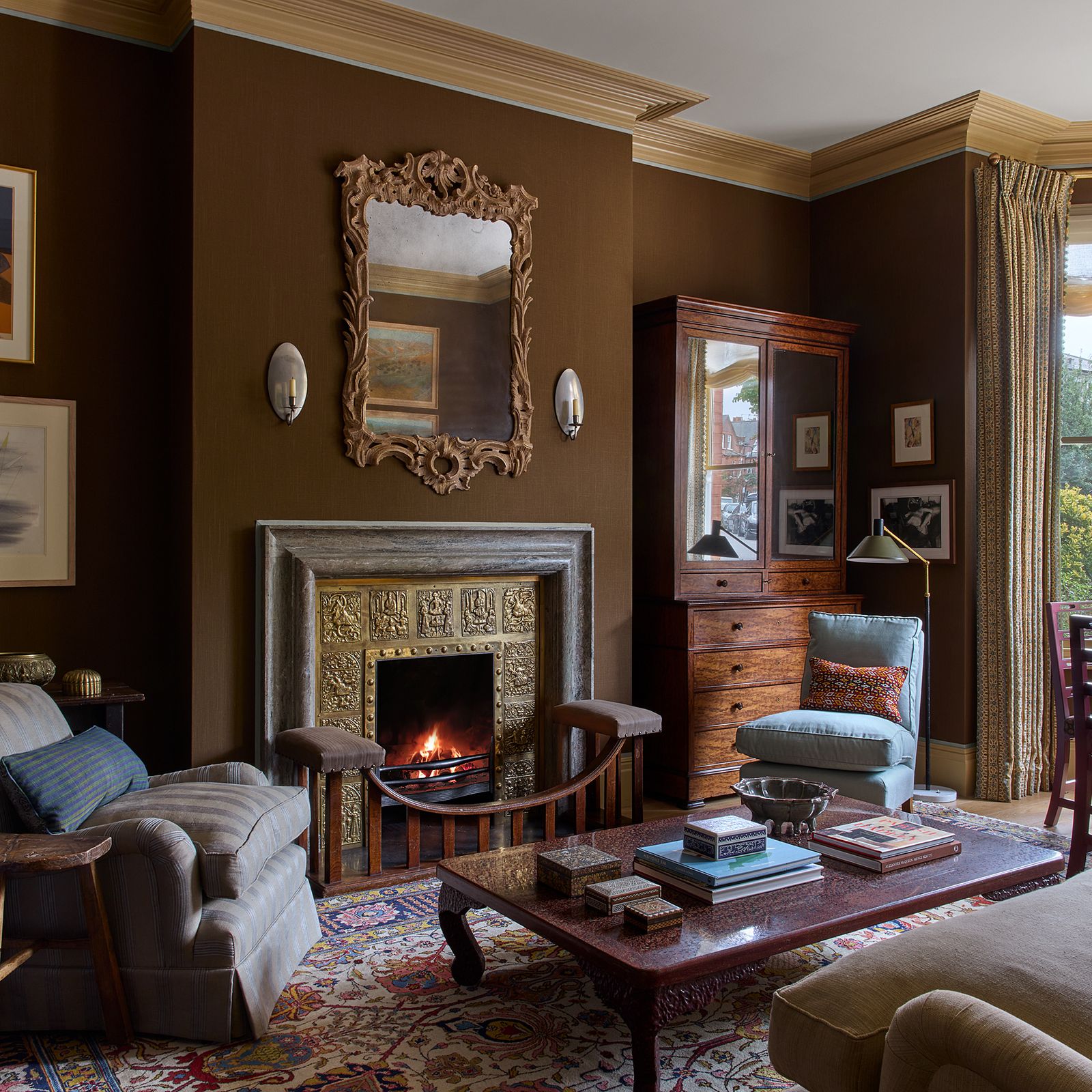 How Brandon Schubert created a world perfectly his own in his elegant north London flat