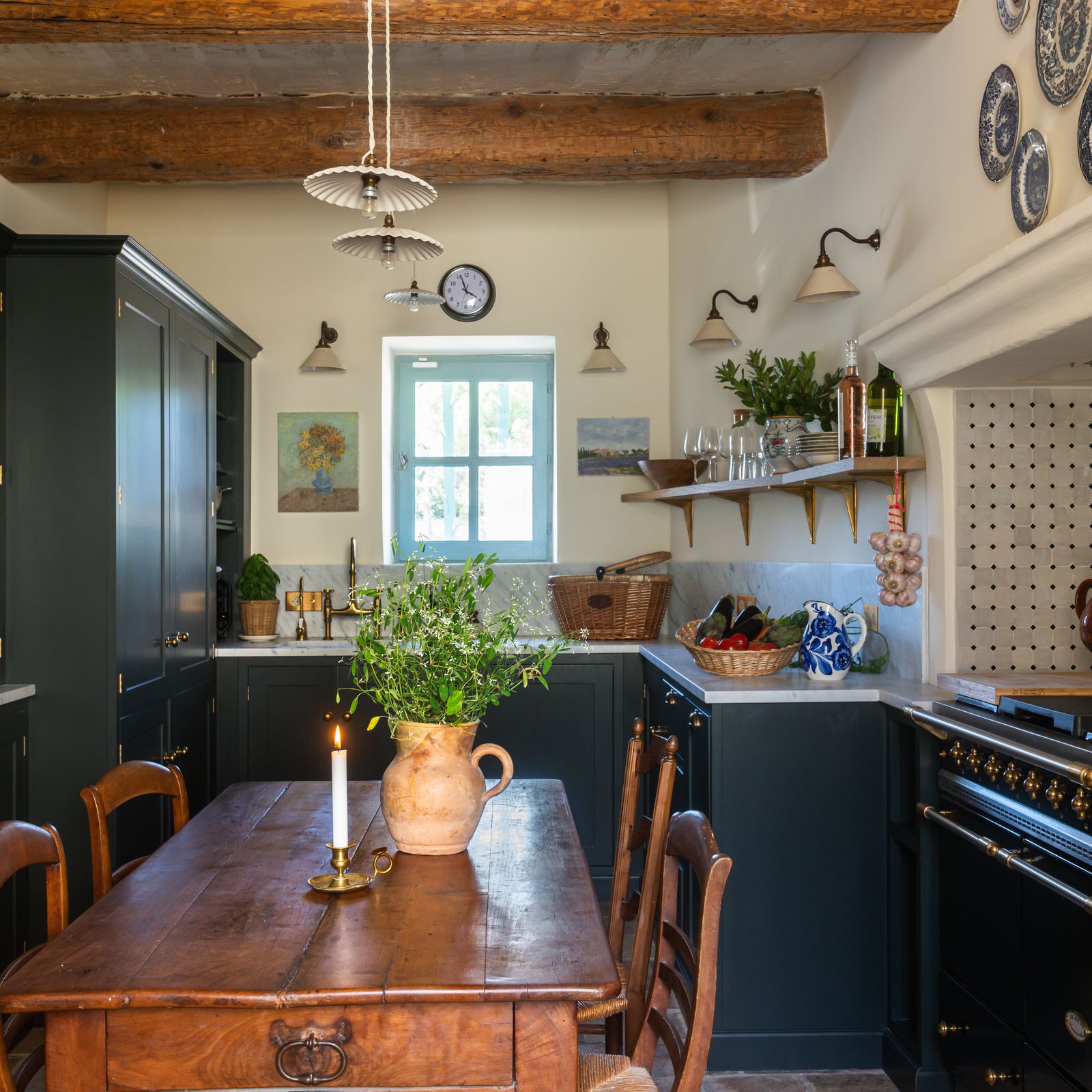 A 500-year-old house in the South of France, filled with English-inspired decoration
