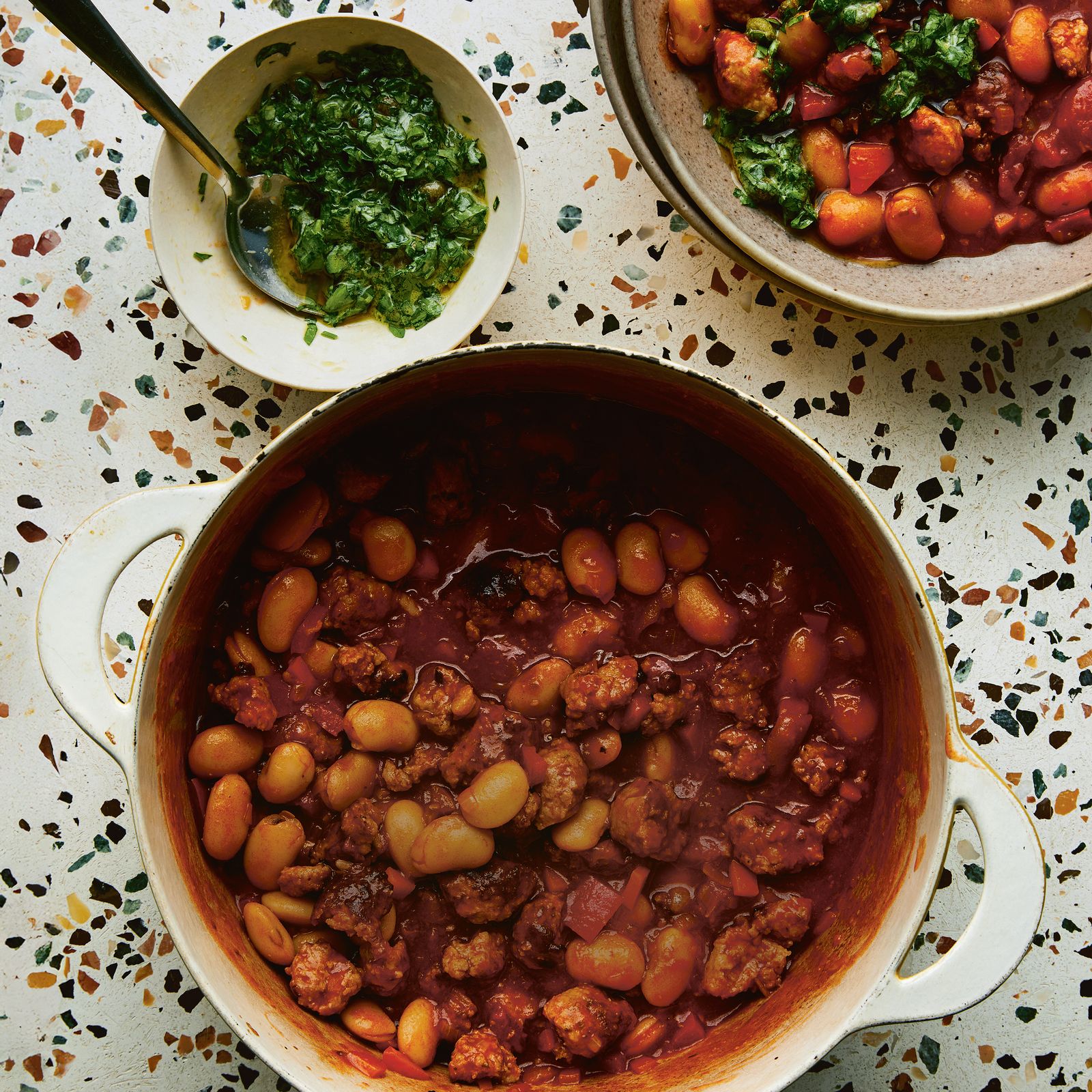 Sausage and butter bean stew