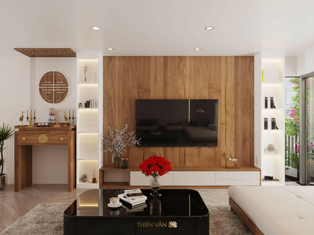 Phòng Khách Penthouse Chị Huệ - Cầu Giấy, Hà Nội