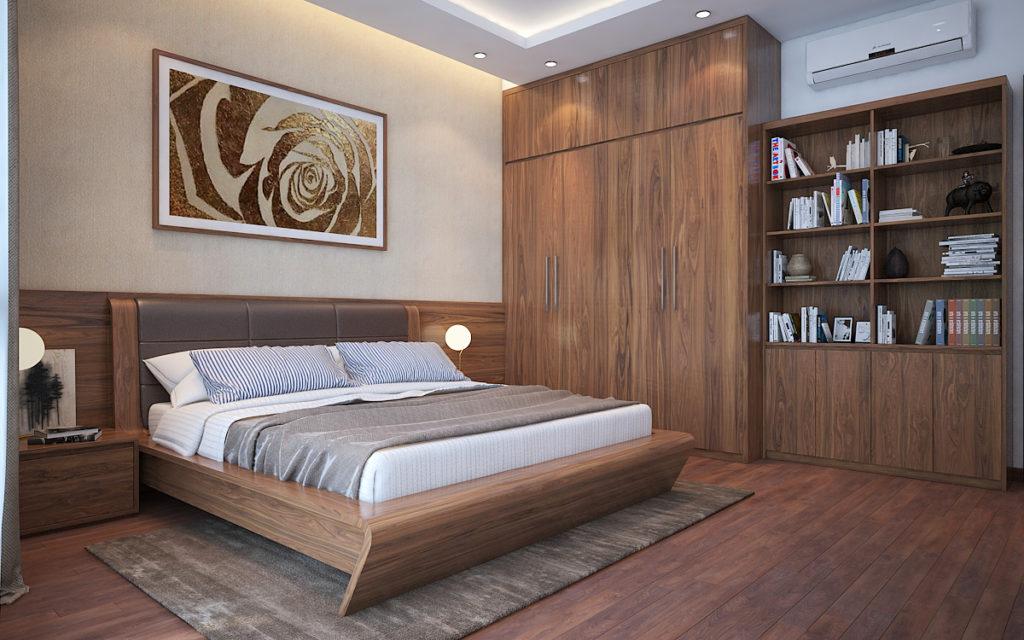 nói về nội thất phòng ngủ gỗ tự nhiên không thế không nhắc đến gỗ óc chó